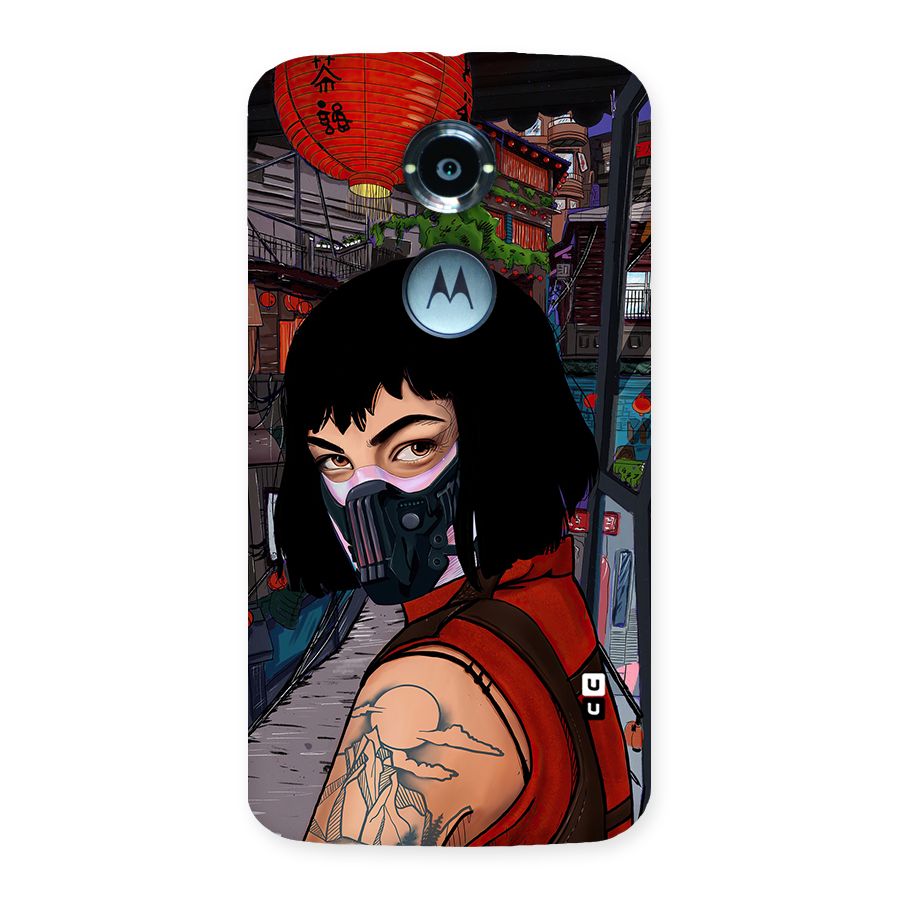 Money Heist Tokyo Mask Back Case for Moto X 2nd Gen