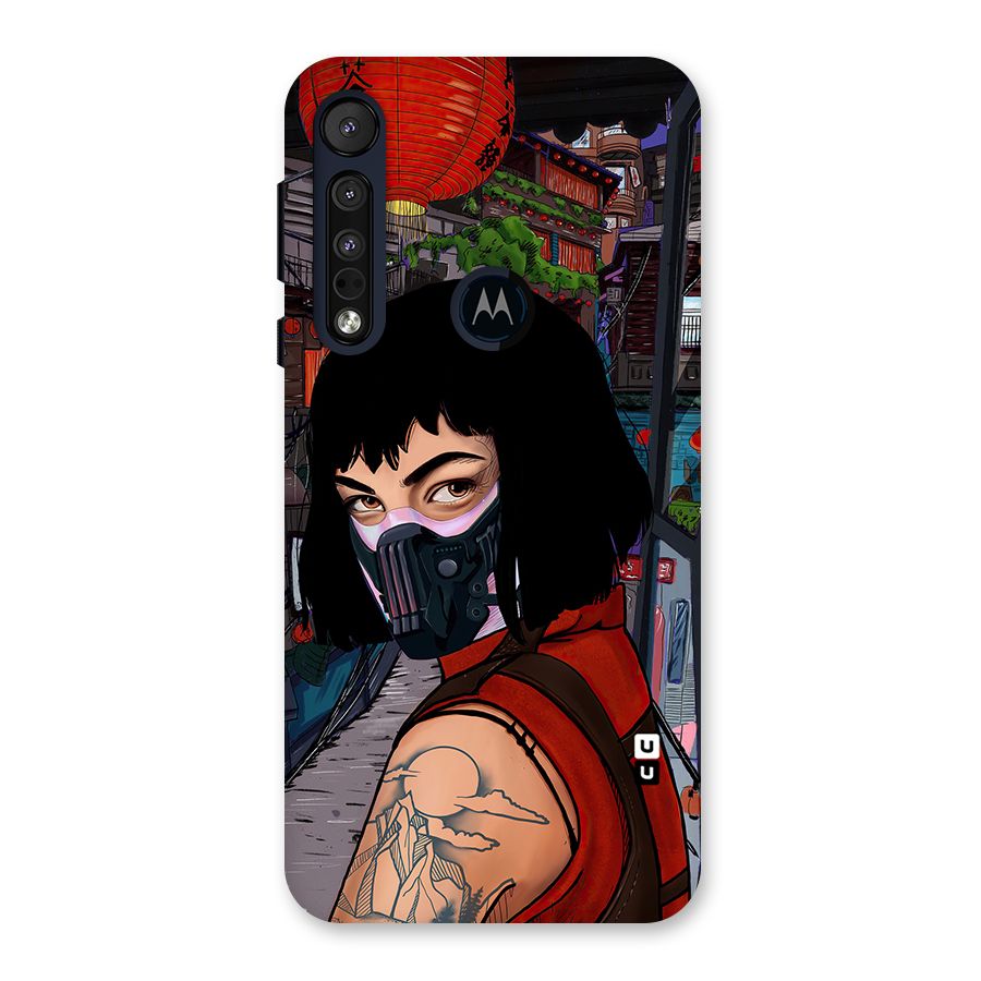 Money Heist Tokyo Mask Back Case for Motorola One Macro
