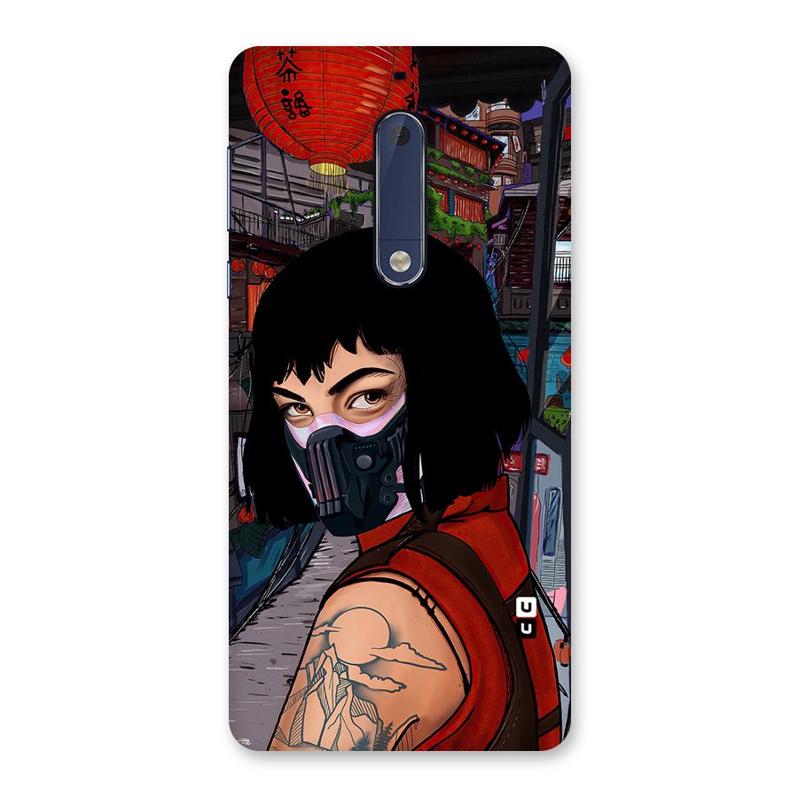 Money Heist Tokyo Mask Back Case for Nokia 5