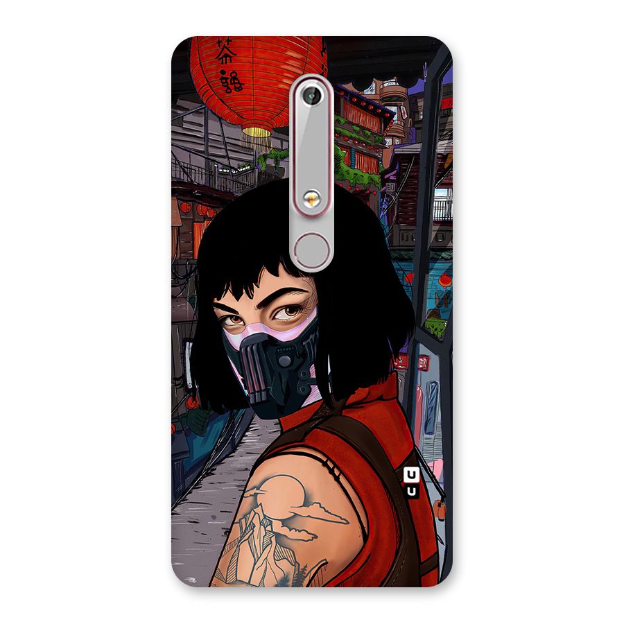 Money Heist Tokyo Mask Back Case for Nokia 6.1