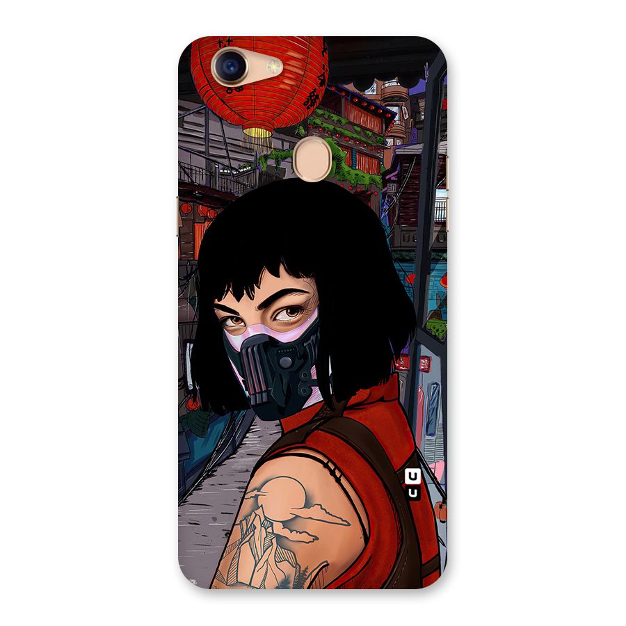 Money Heist Tokyo Mask Back Case for Oppo F5