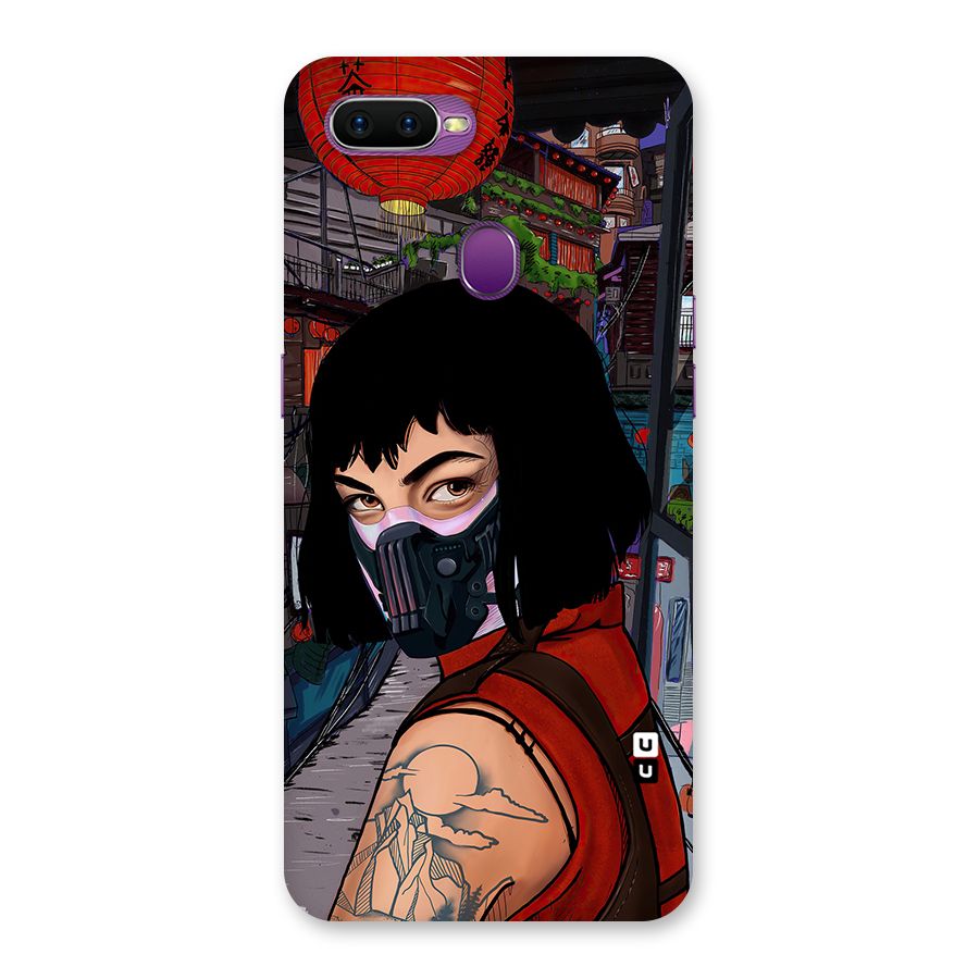 Money Heist Tokyo Mask Back Case for Oppo F9