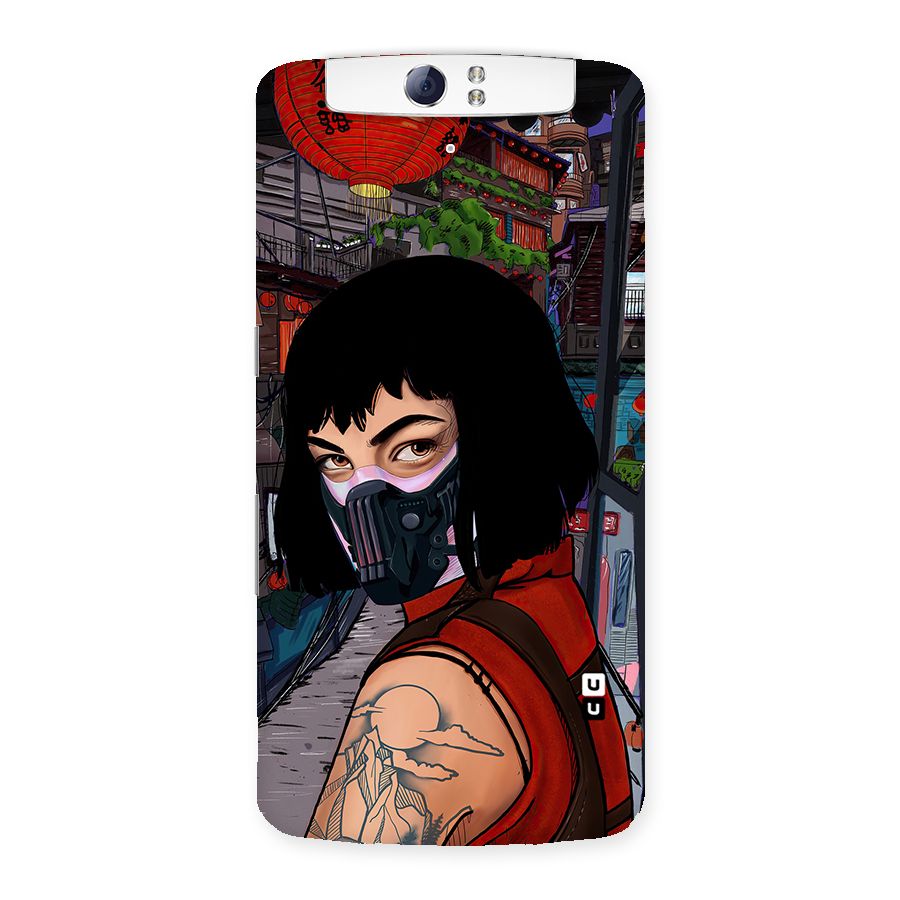 Money Heist Tokyo Mask Back Case for Oppo N1