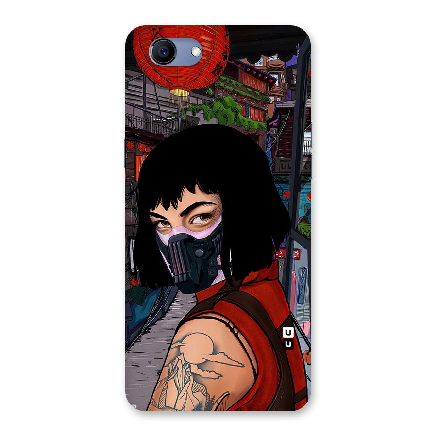 Money Heist Tokyo Mask Back Case for Oppo Realme 1