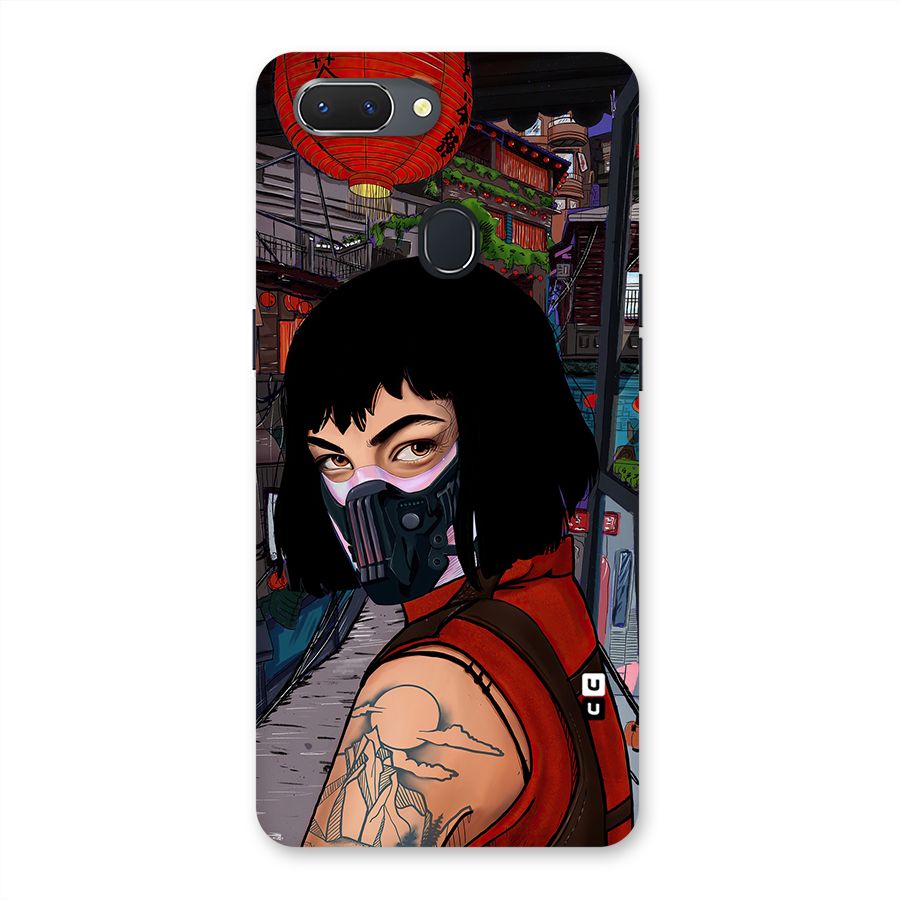 Money Heist Tokyo Mask Back Case for Oppo Realme 2