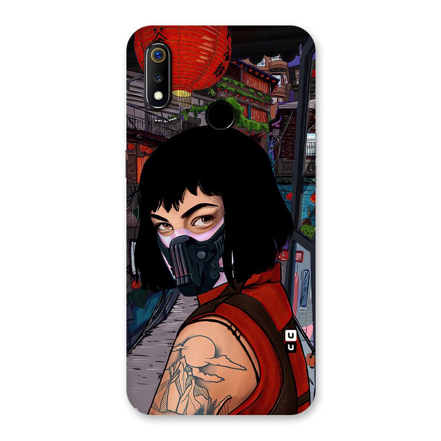 Money Heist Tokyo Mask Back Case for Realme 3
