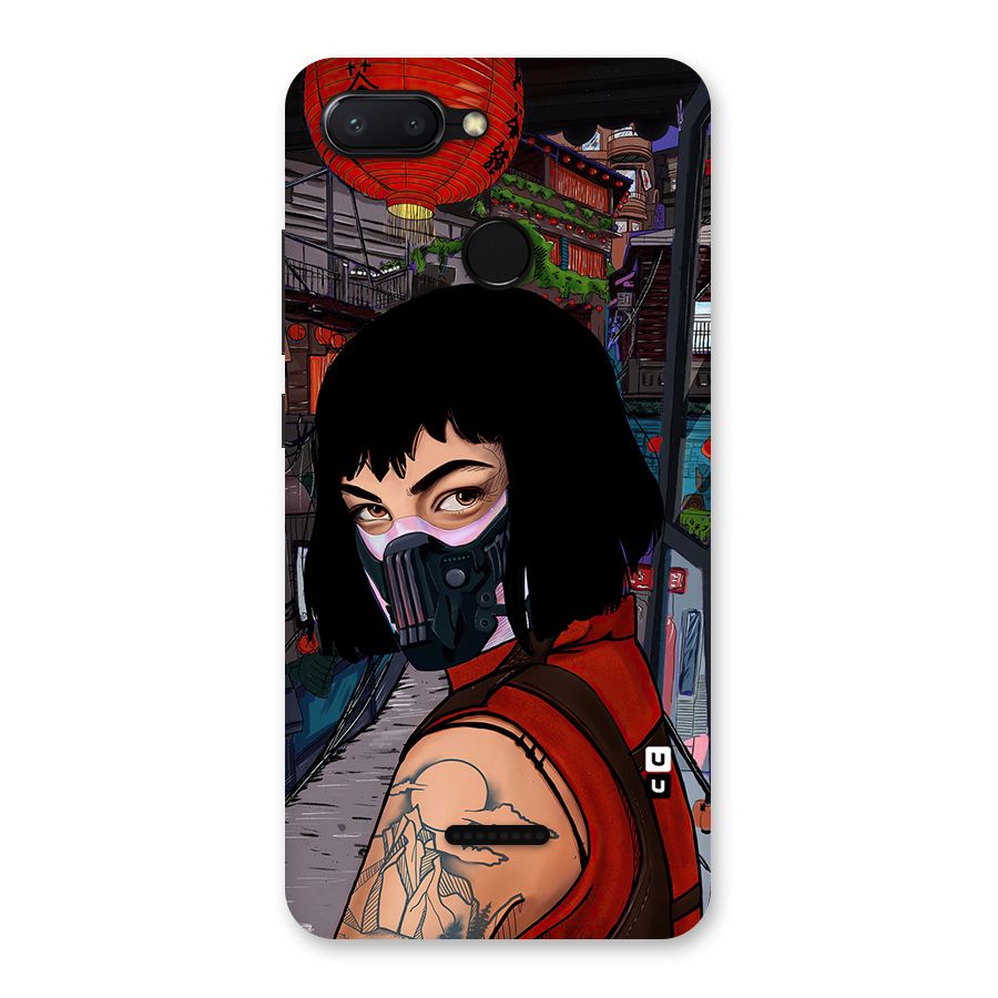 Money Heist Tokyo Mask Back Case for Redmi 6