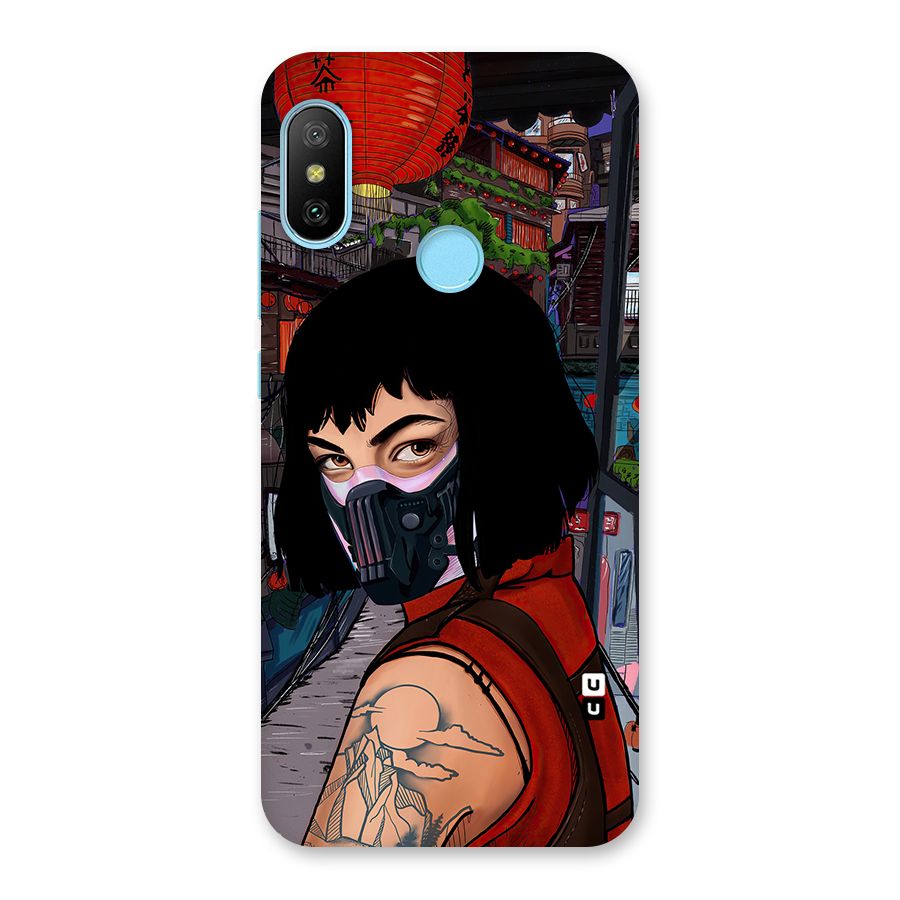 Money Heist Tokyo Mask Back Case for Redmi 6 Pro