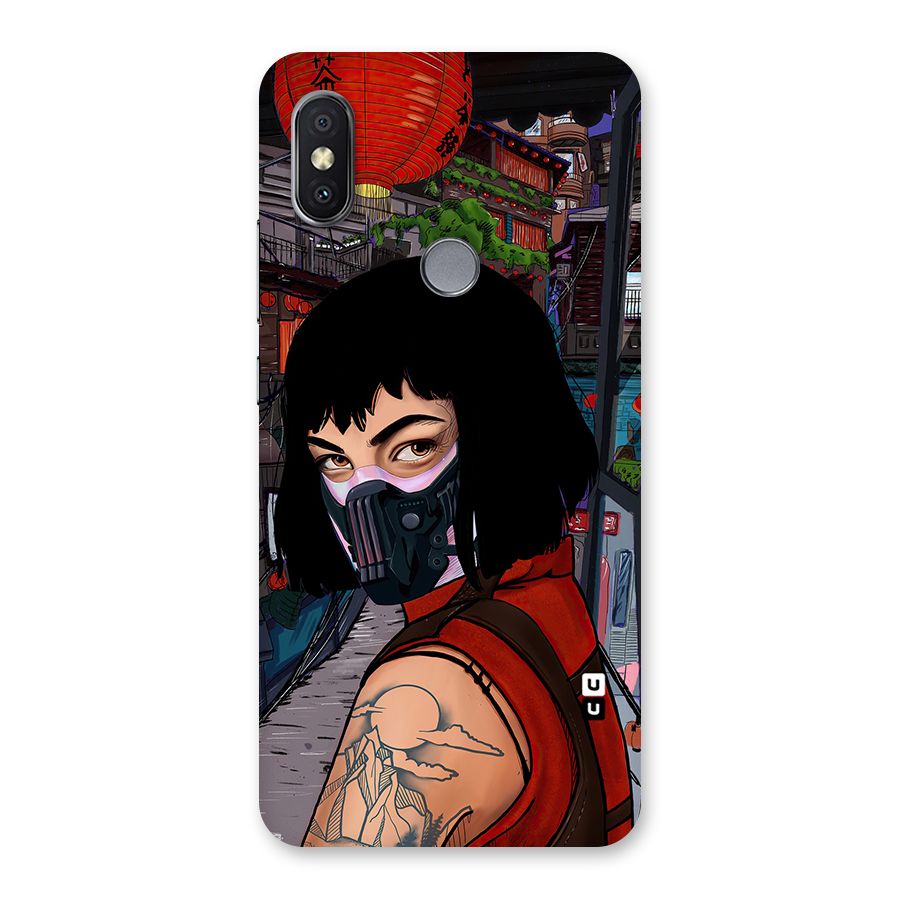 Money Heist Tokyo Mask Back Case for Redmi Y2