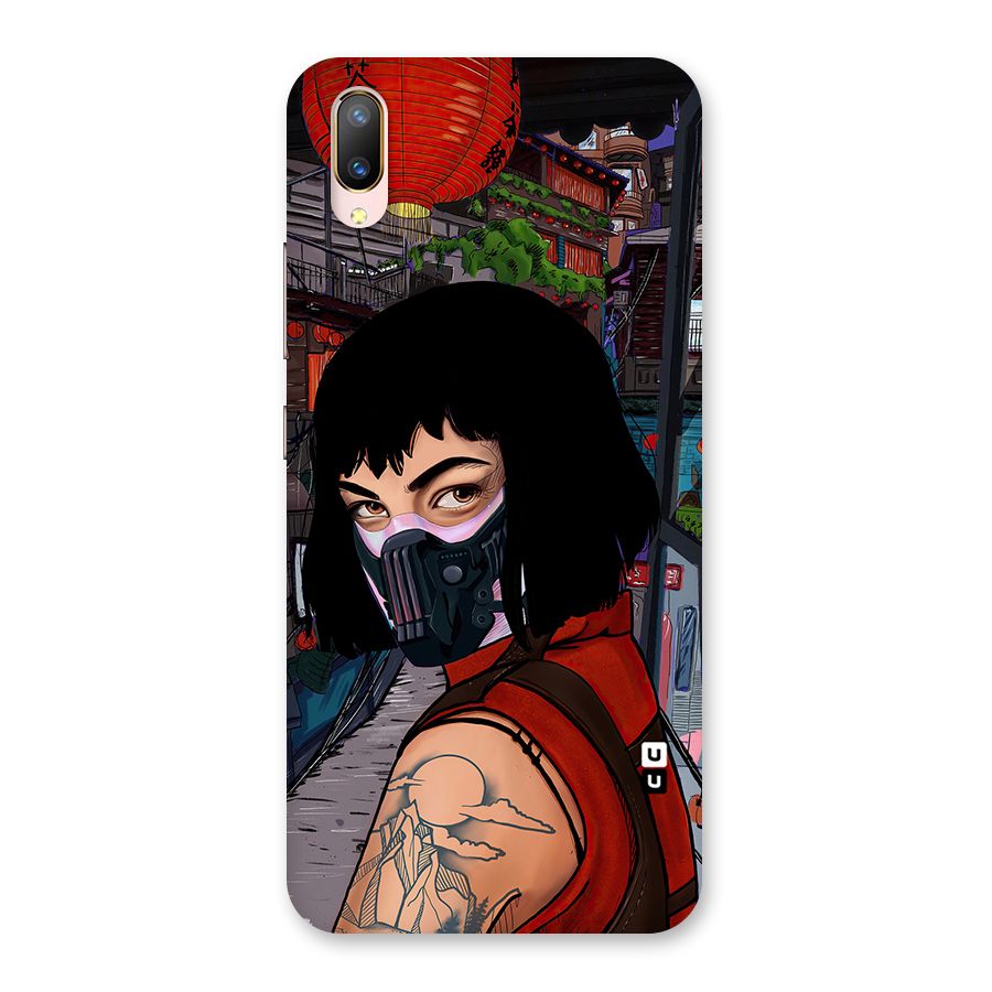 Money Heist Tokyo Mask Back Case for Vivo V11 Pro