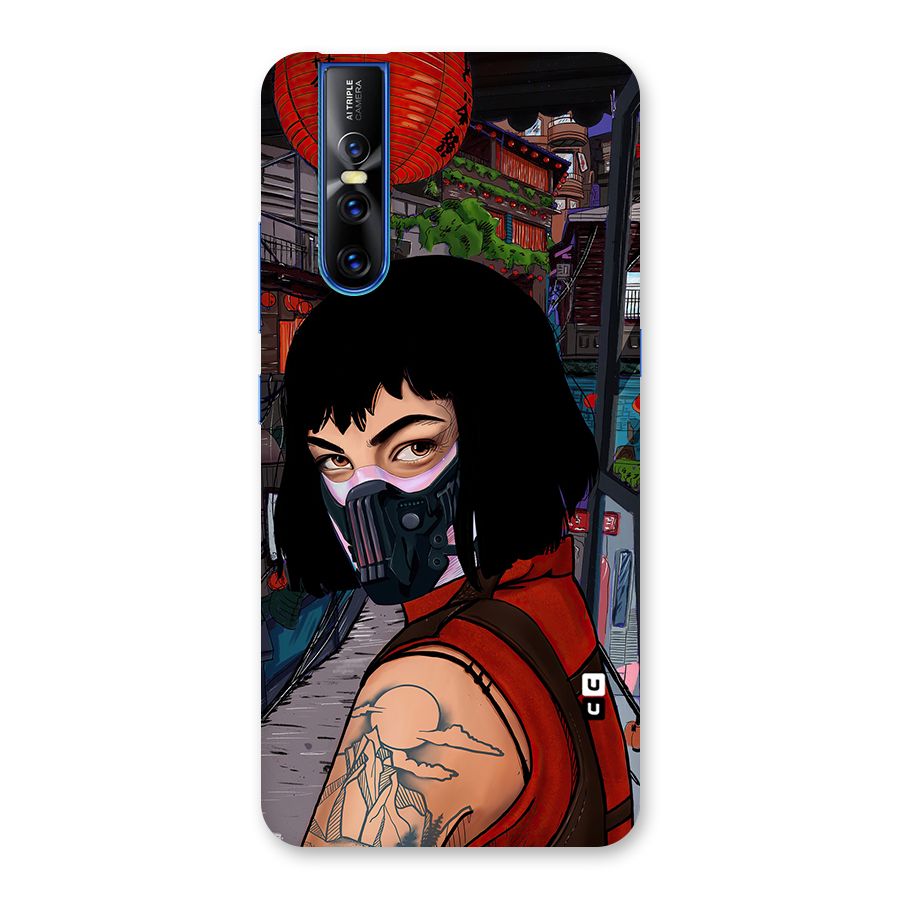 Money Heist Tokyo Mask Back Case for Vivo V15 Pro