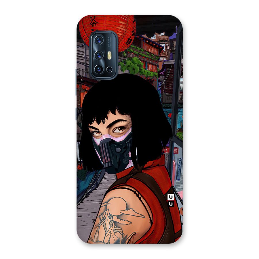Money Heist Tokyo Mask Back Case for Vivo V17