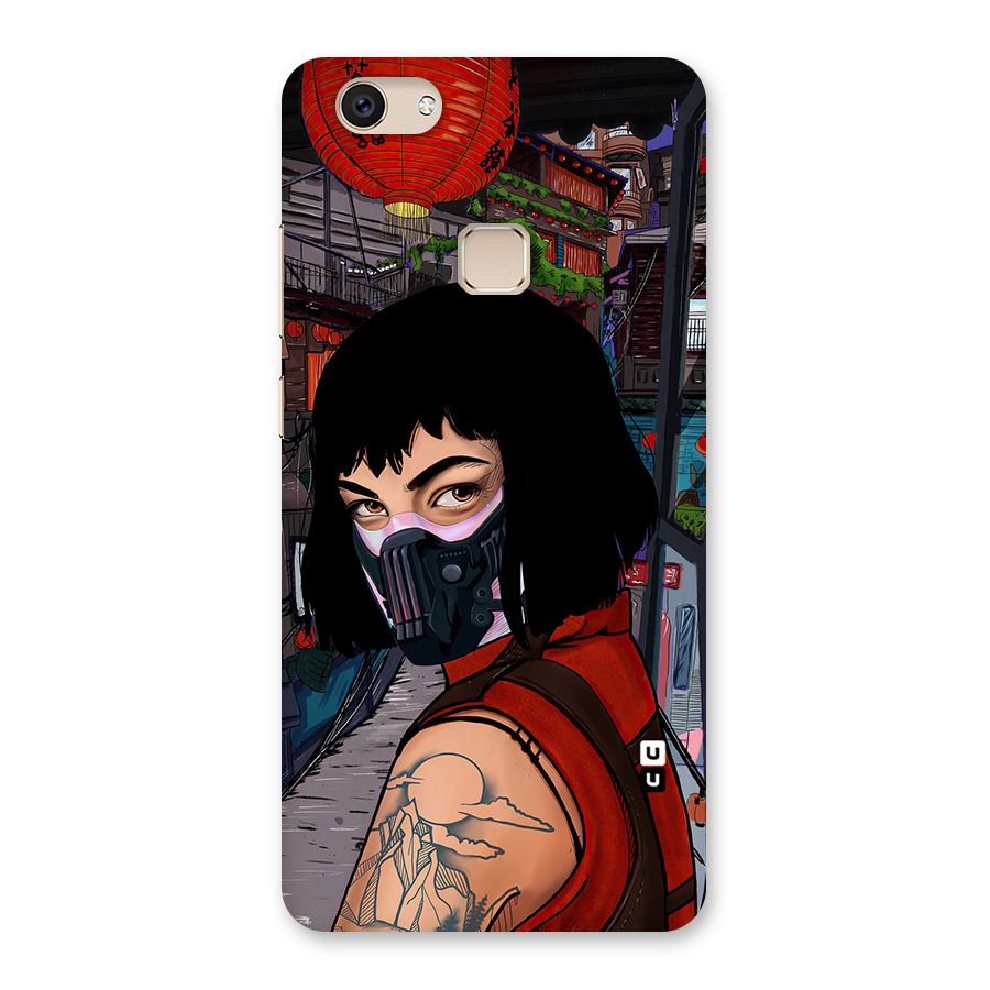 Money Heist Tokyo Mask Back Case for Vivo V7