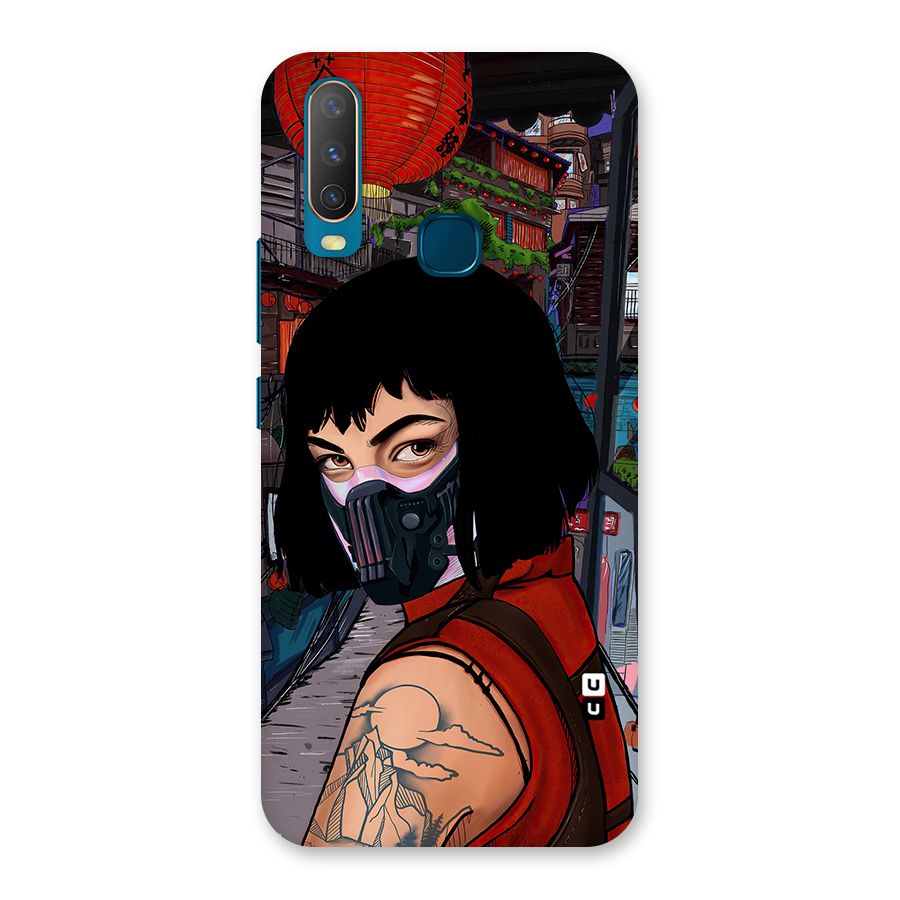 Money Heist Tokyo Mask Back Case for Vivo Y12