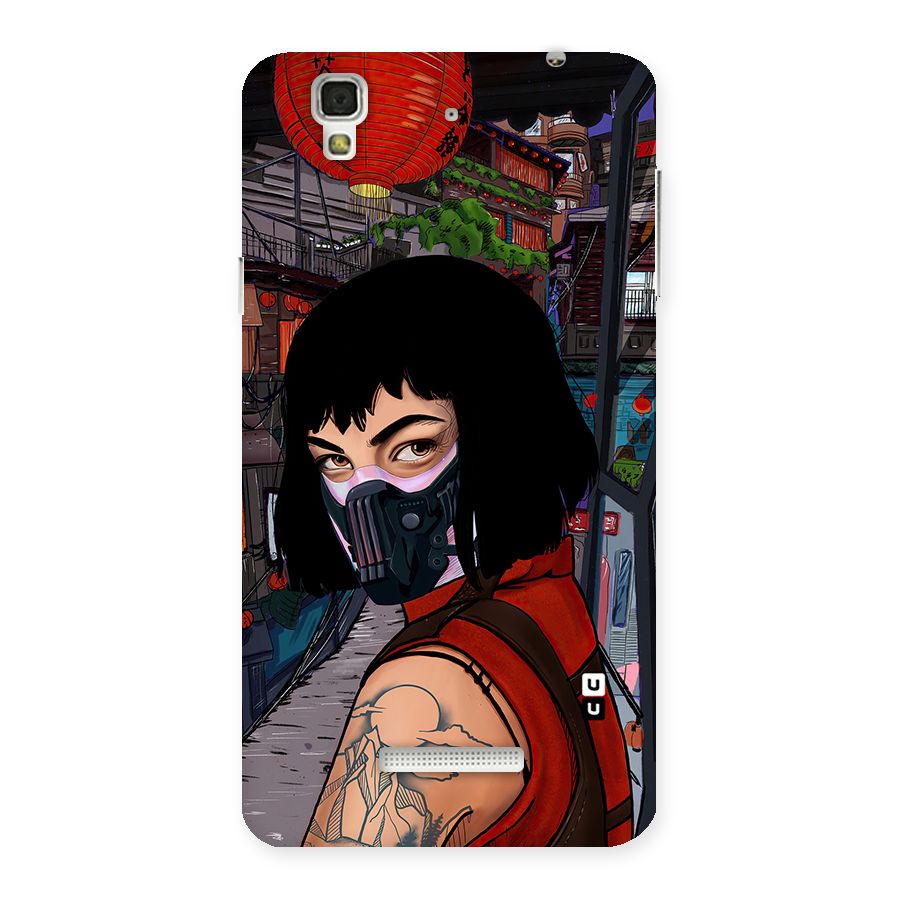 Money Heist Tokyo Mask Back Case for YU Yureka Plus