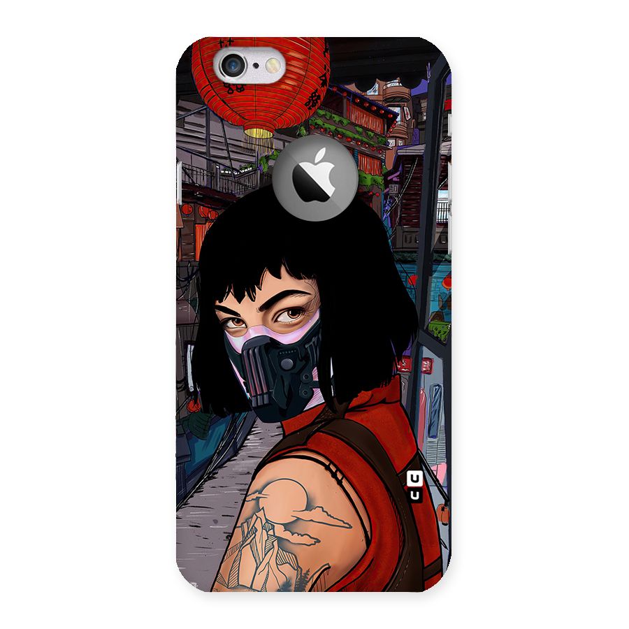 Money Heist Tokyo Mask Back Case for iPhone 6 Logo Cut