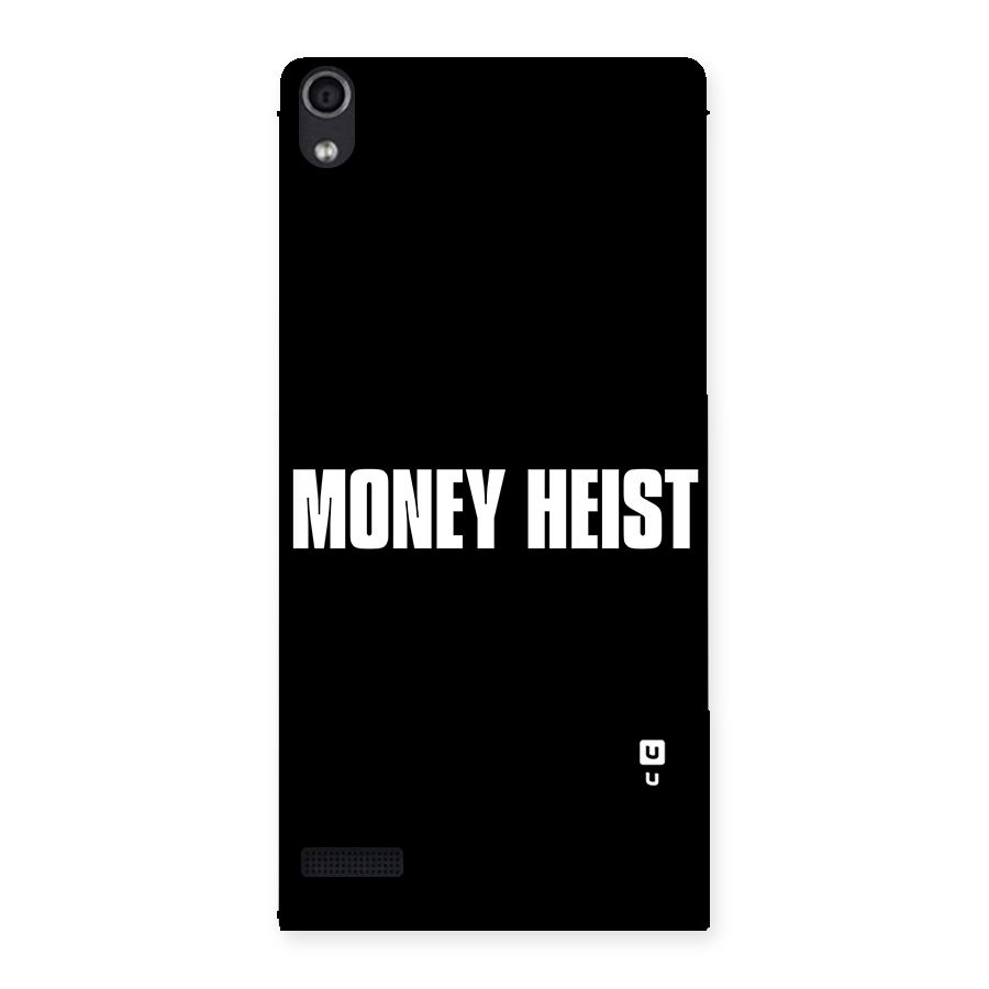 Money Heist Typography Back Case for Ascend P6