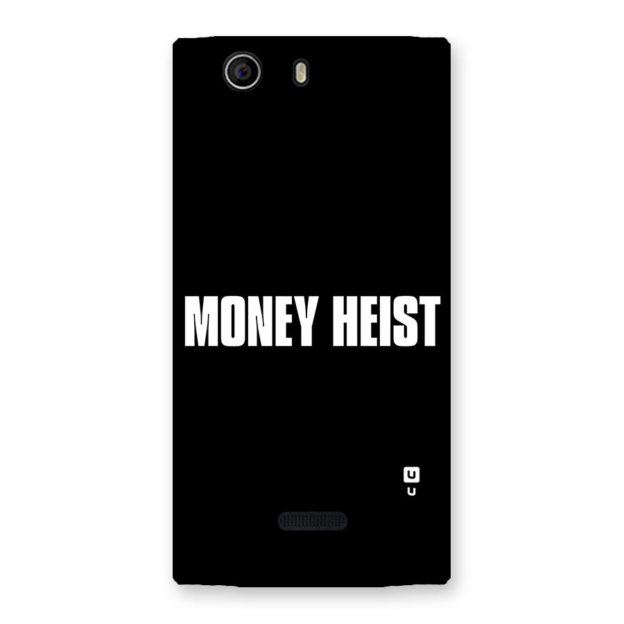 Money Heist Typography Back Case for Canvas Nitro 2 E311