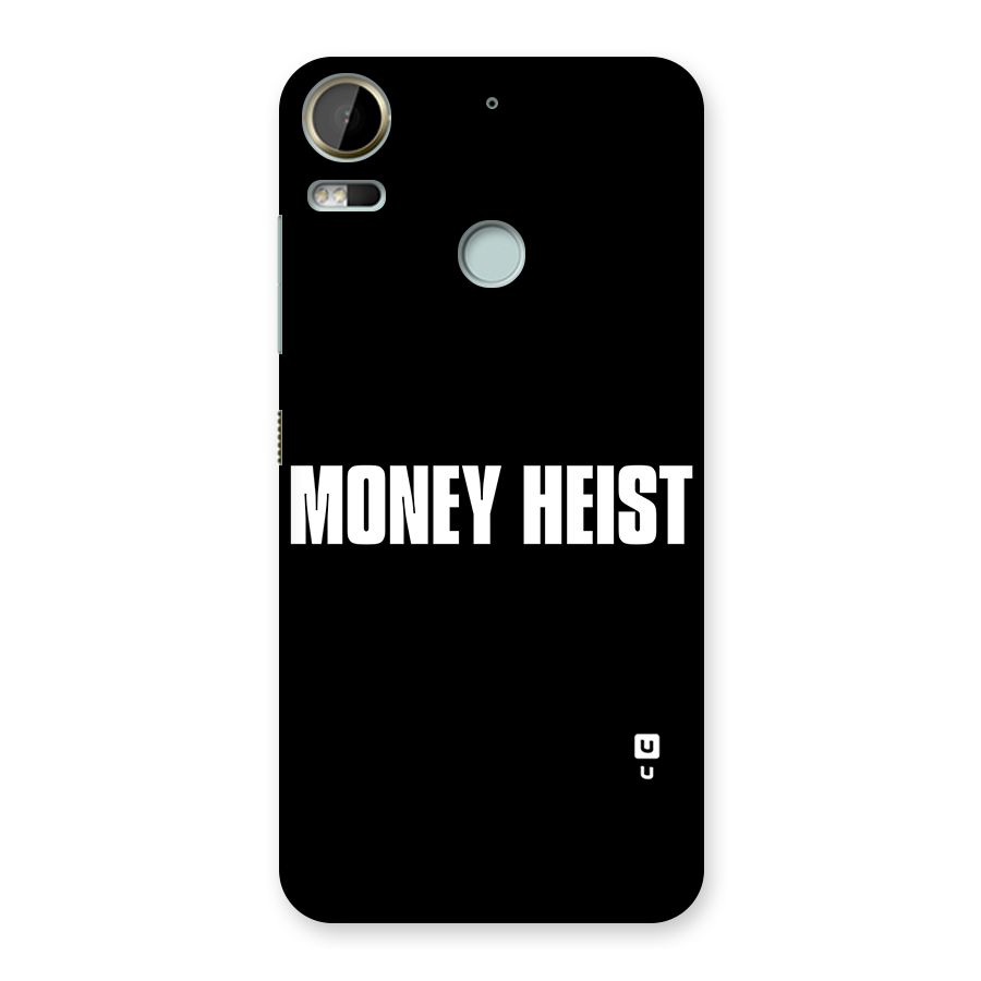 Money Heist Typography Back Case for Desire 10 Pro