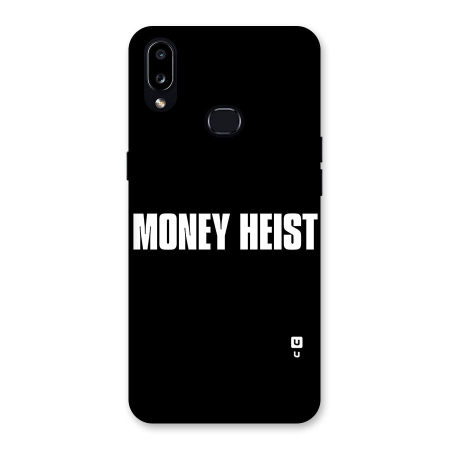 Money Heist Typography Back Case for Galaxy A10s
