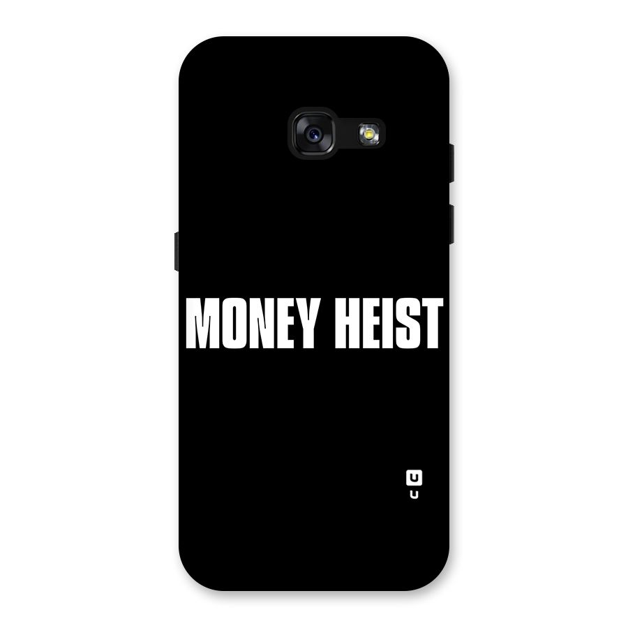 Money Heist Typography Back Case for Galaxy A3 (2017)