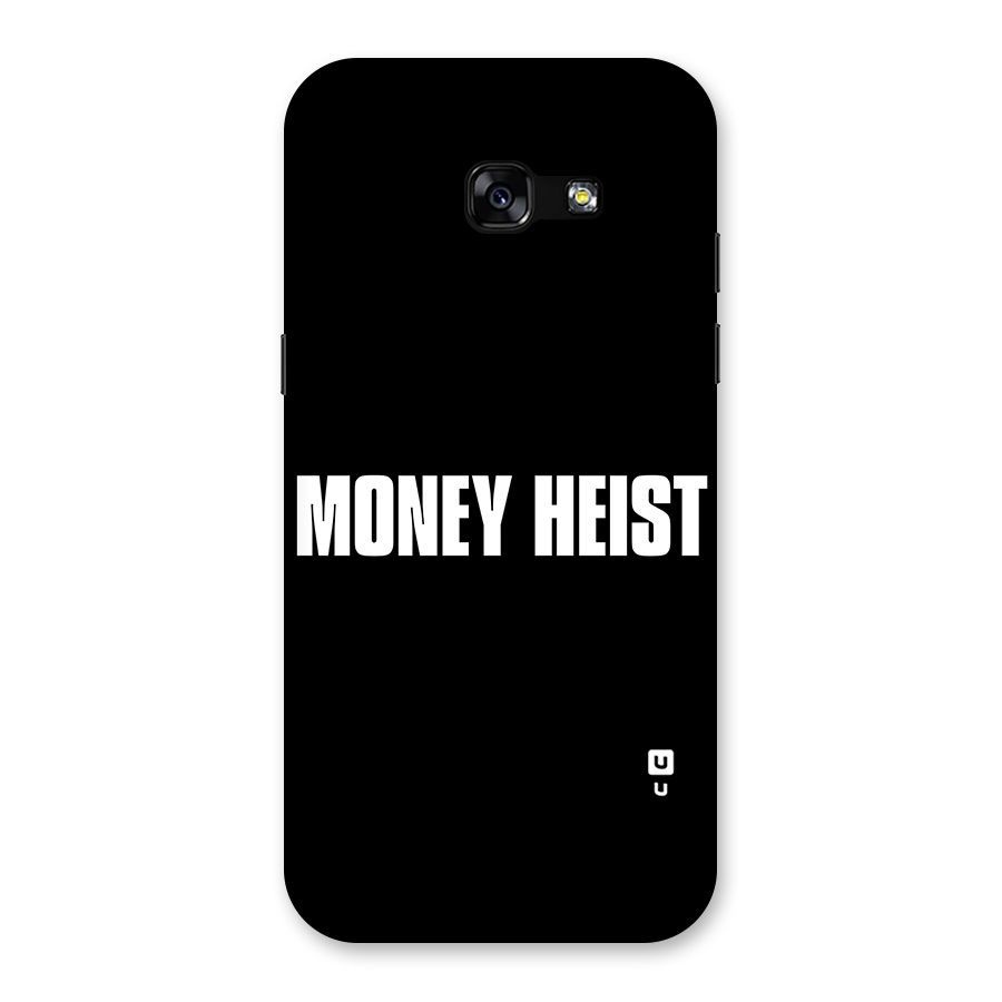Money Heist Typography Back Case for Galaxy A5 2017