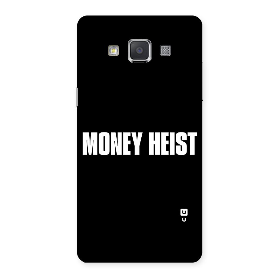Money Heist Typography Back Case for Galaxy Grand Max
