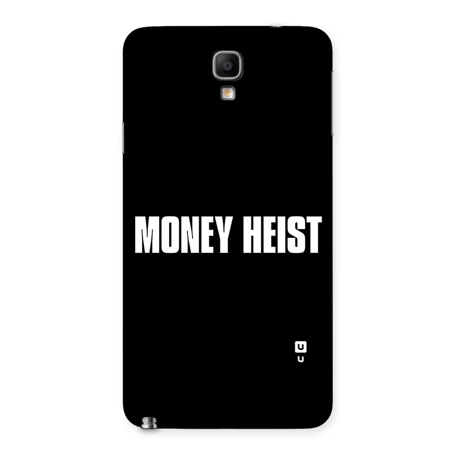 Money Heist Typography Back Case for Galaxy Note 3 Neo