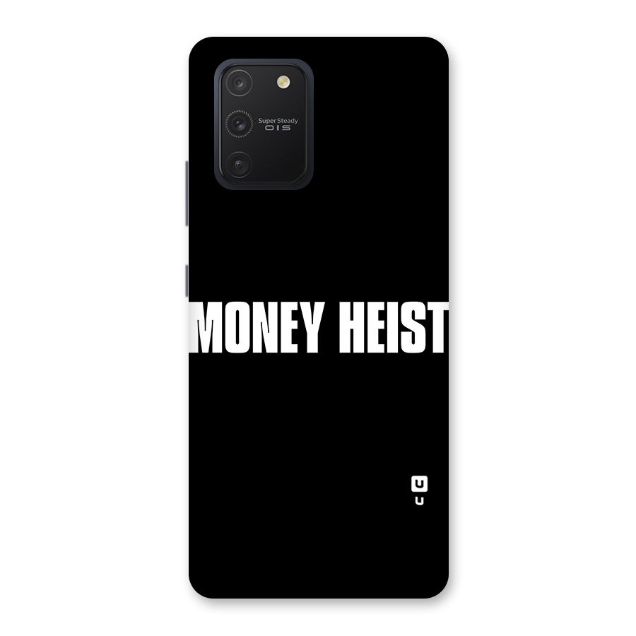 Money Heist Typography Back Case for Galaxy S10 Lite