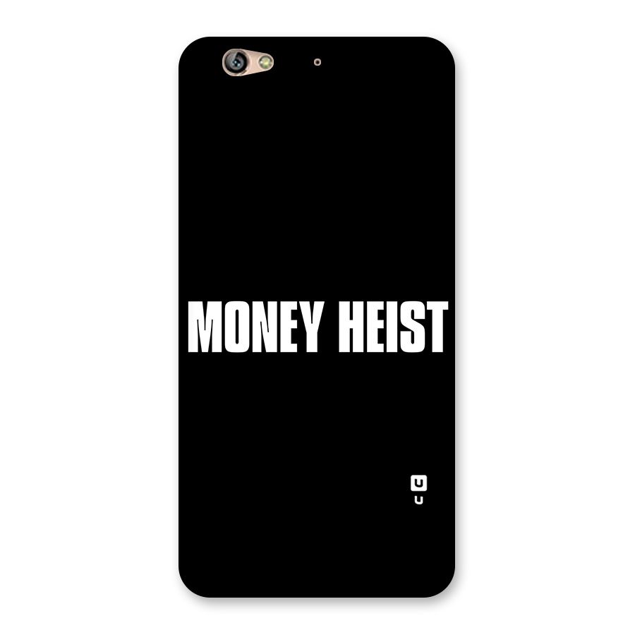 Money Heist Typography Back Case for Gionee S6