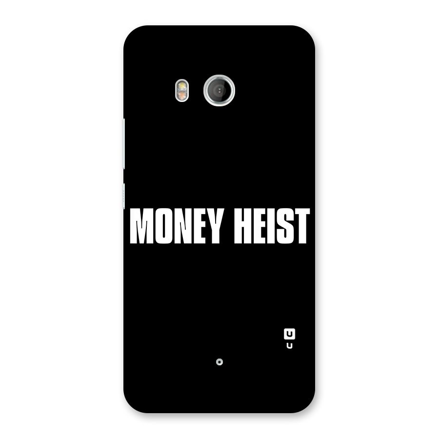 Money Heist Typography Back Case for HTC U11