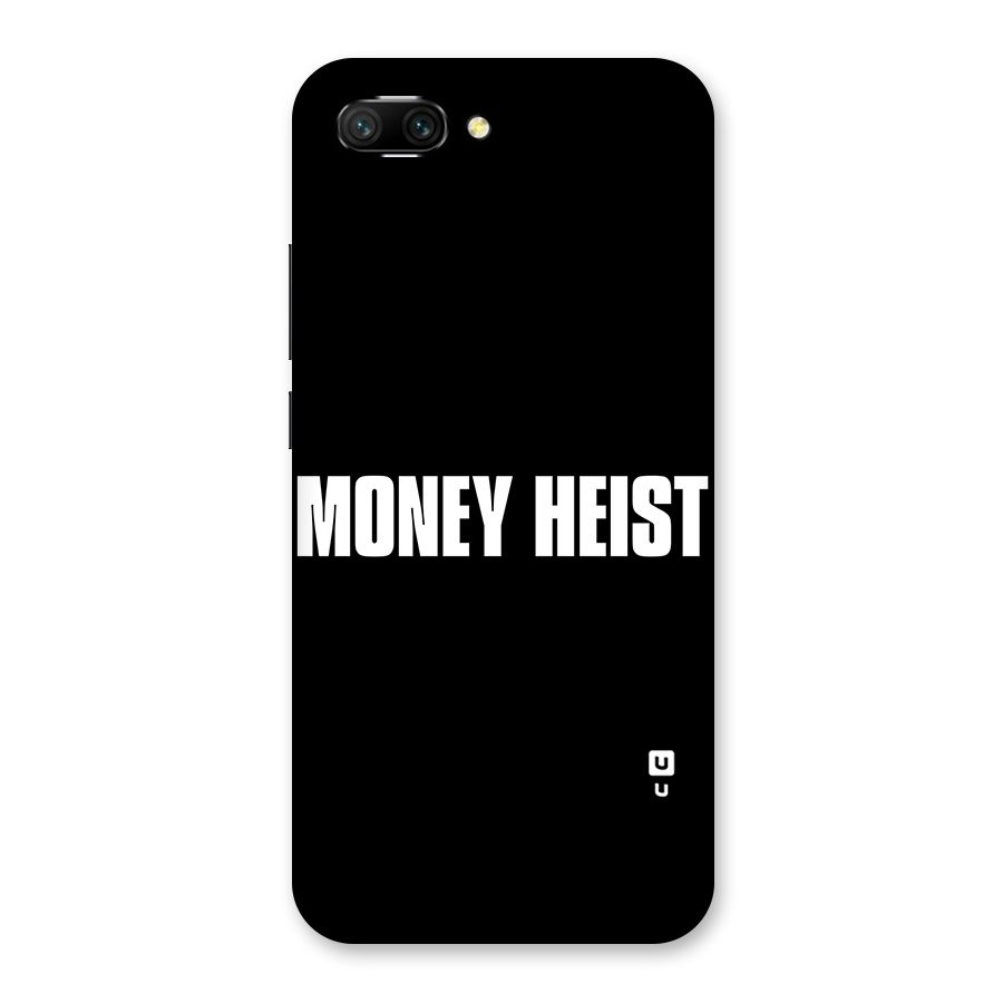 Money Heist Typography Back Case for Honor 10