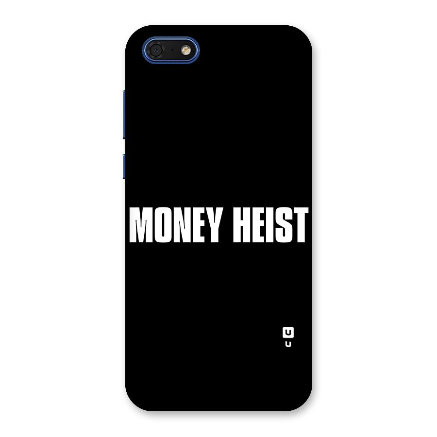Money Heist Typography Back Case for Honor 7s