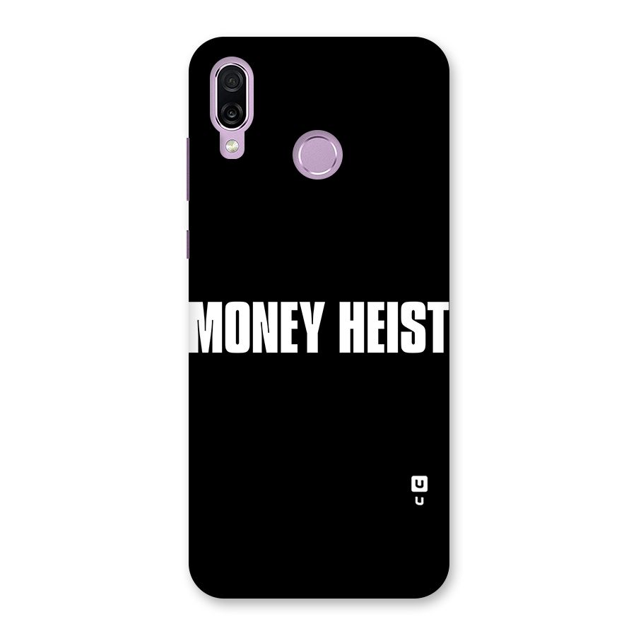 Money Heist Typography Back Case for Honor Play