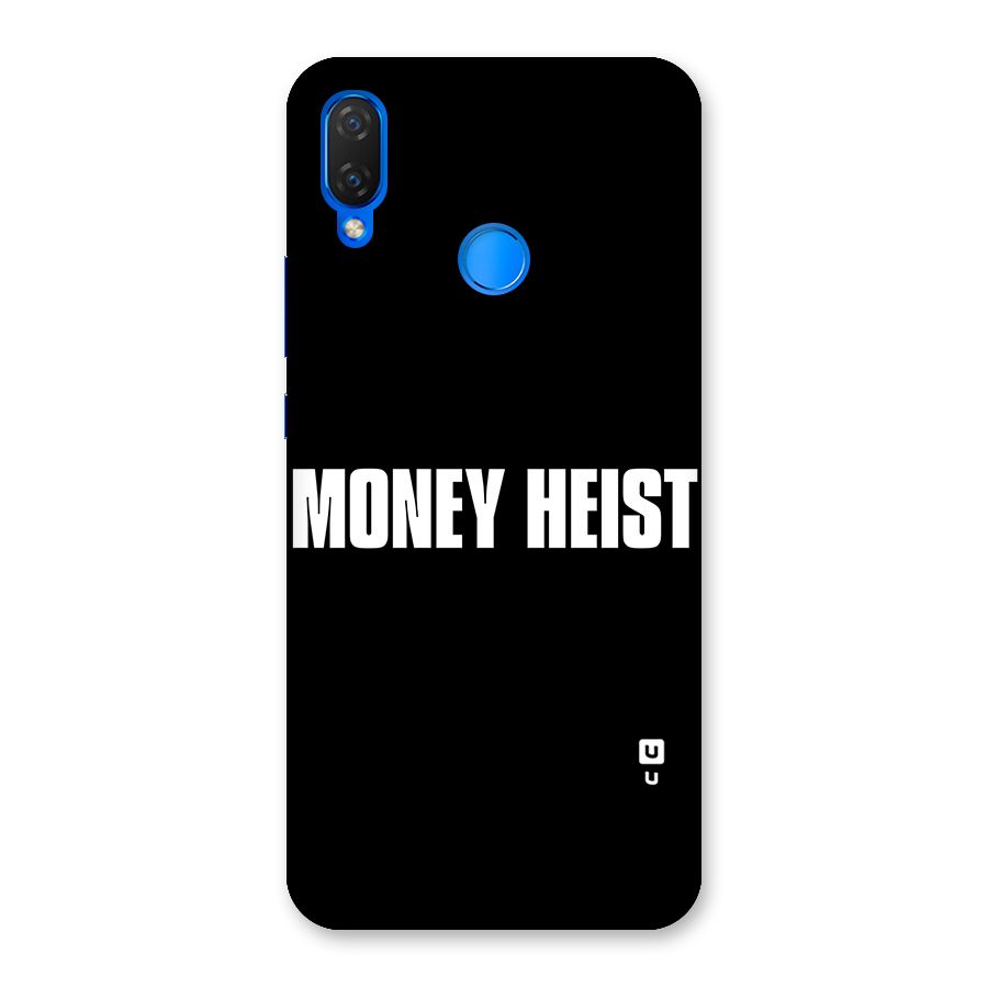 Money Heist Typography Back Case for Huawei P Smart+