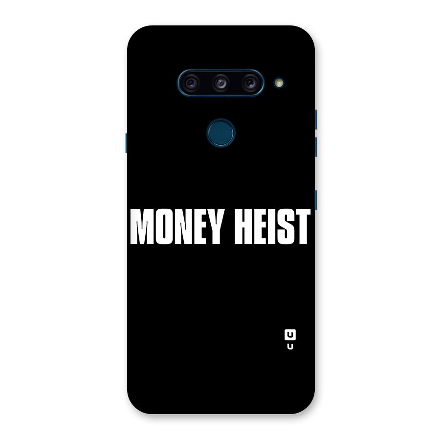 Money Heist Typography Back Case for LG  V40 ThinQ