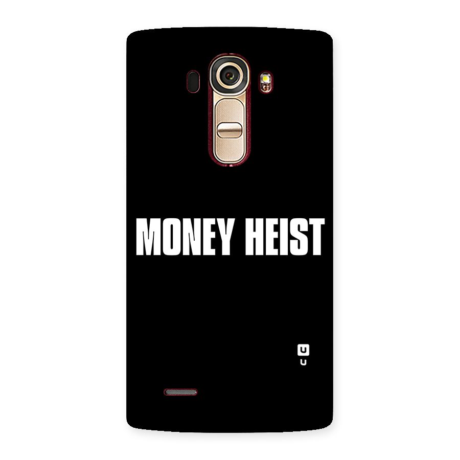 Money Heist Typography Back Case for LG G4