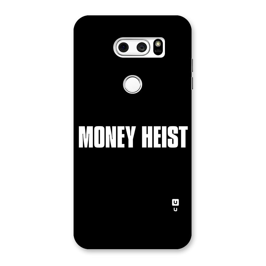 Money Heist Typography Back Case for LG V30