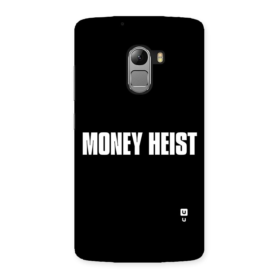 Money Heist Typography Back Case for Lenovo K4 Note