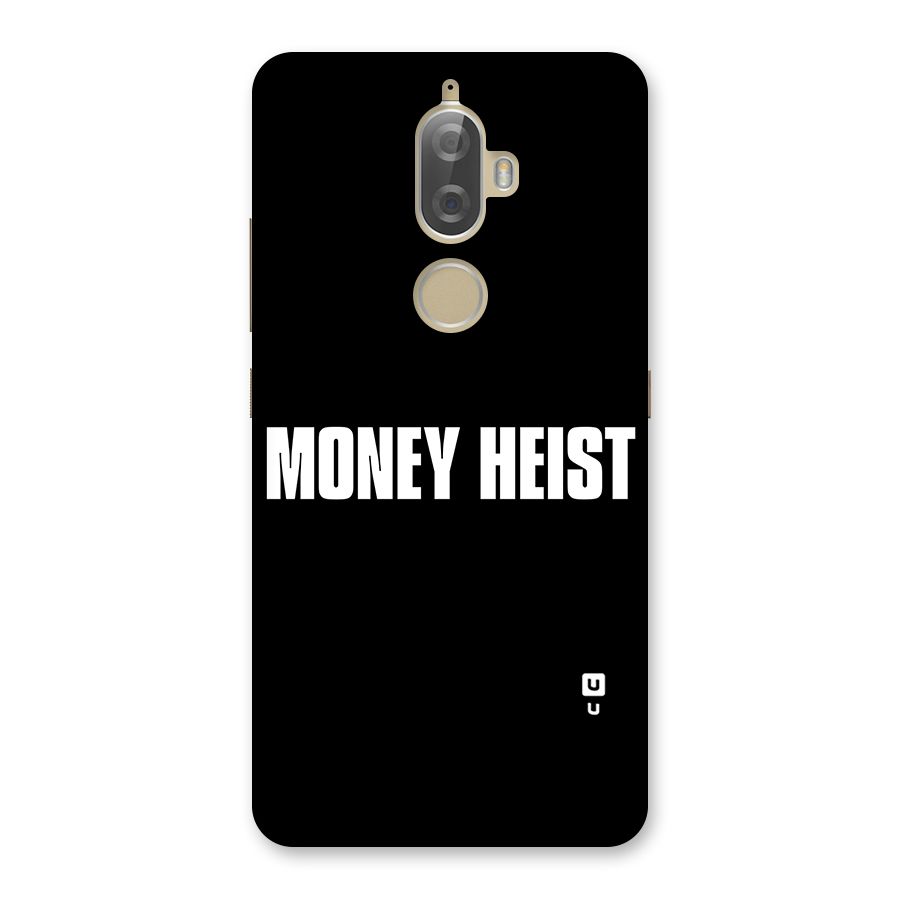 Money Heist Typography Back Case for Lenovo K8 Plus