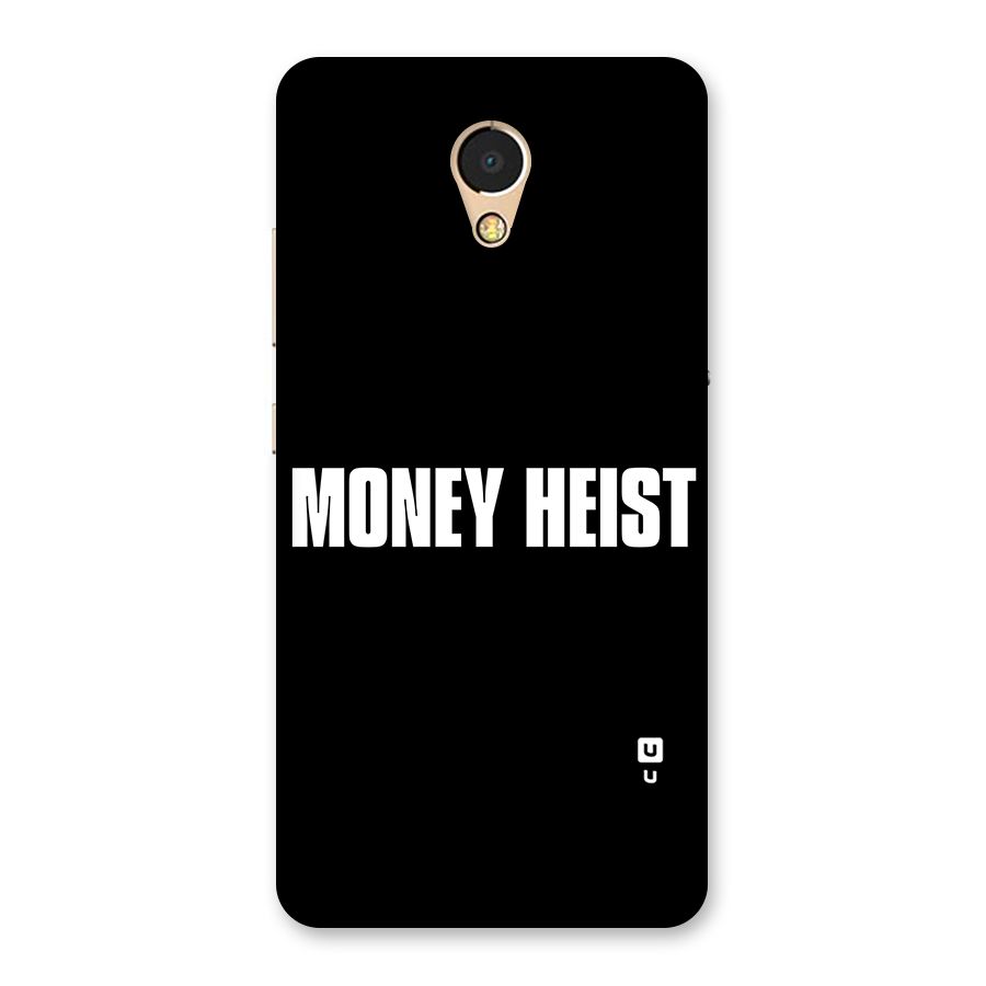 Money Heist Typography Back Case for Lenovo P2