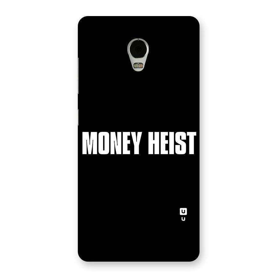 Money Heist Typography Back Case for Lenovo Vibe P1