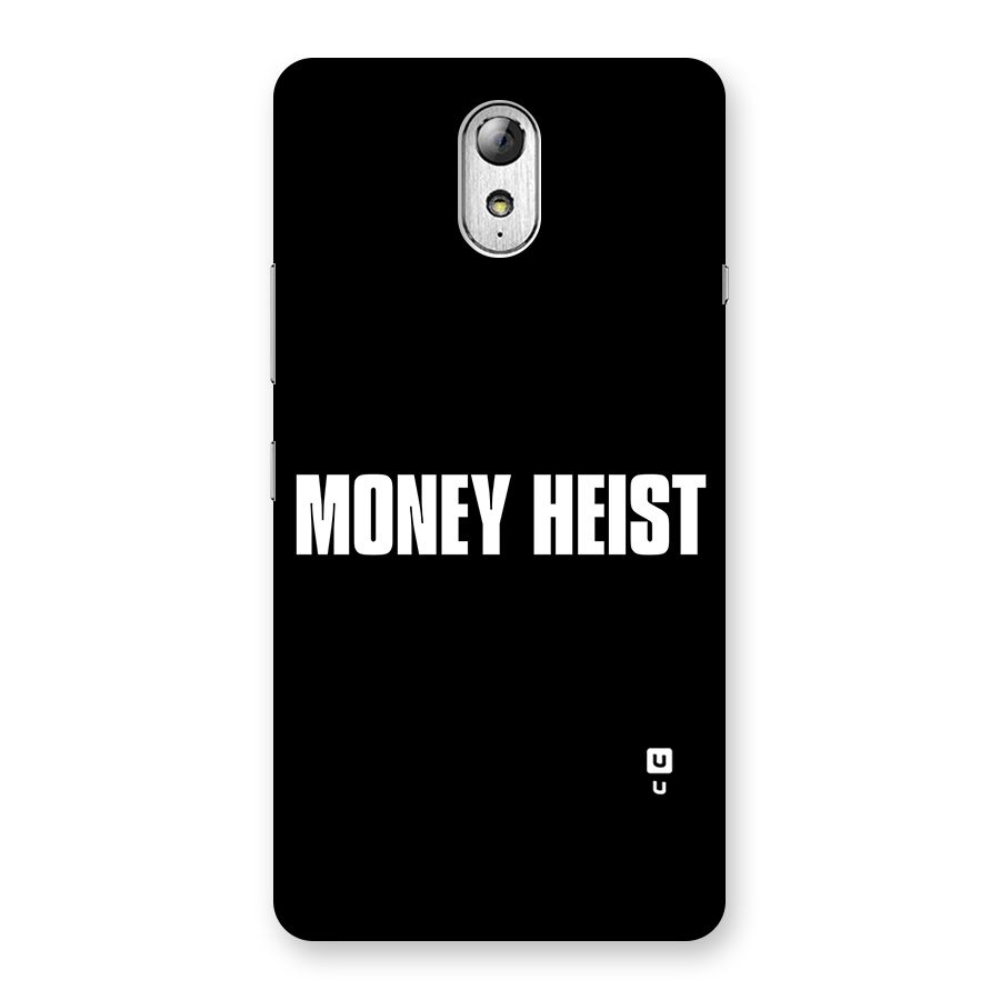 Money Heist Typography Back Case for Lenovo Vibe P1M