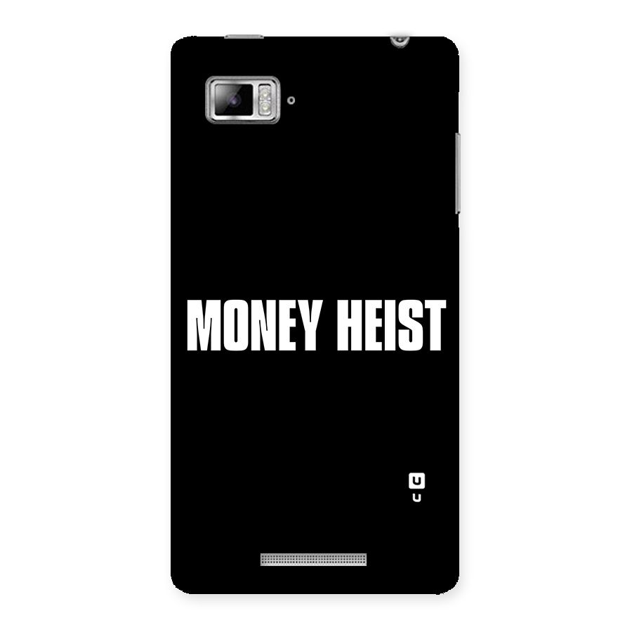 Money Heist Typography Back Case for Lenovo Vibe Z K910