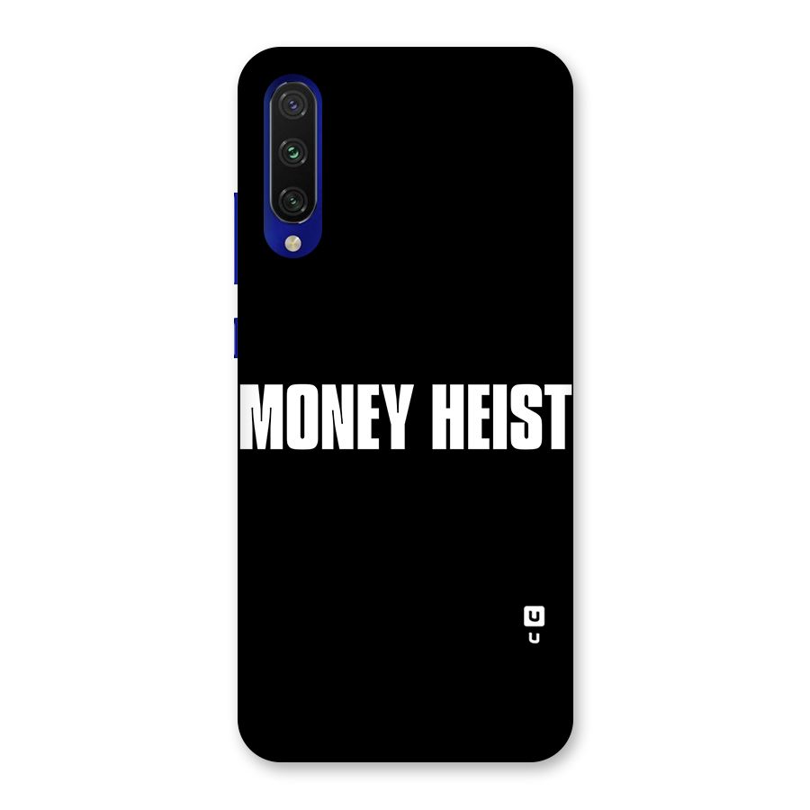 Money Heist Typography Back Case for Mi A3