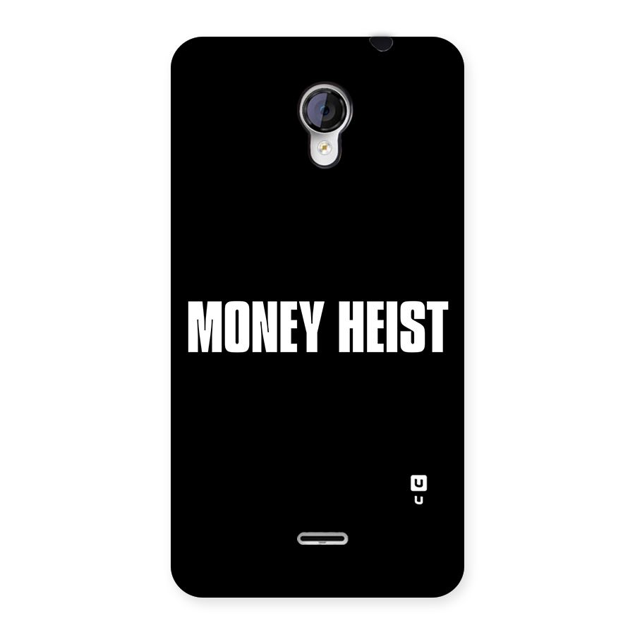 Money Heist Typography Back Case for Micromax Unite 2 A106
