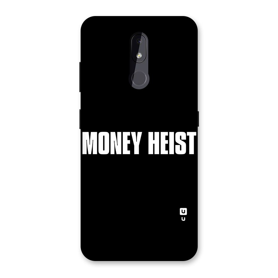 Money Heist Typography Back Case for Nokia 3.2
