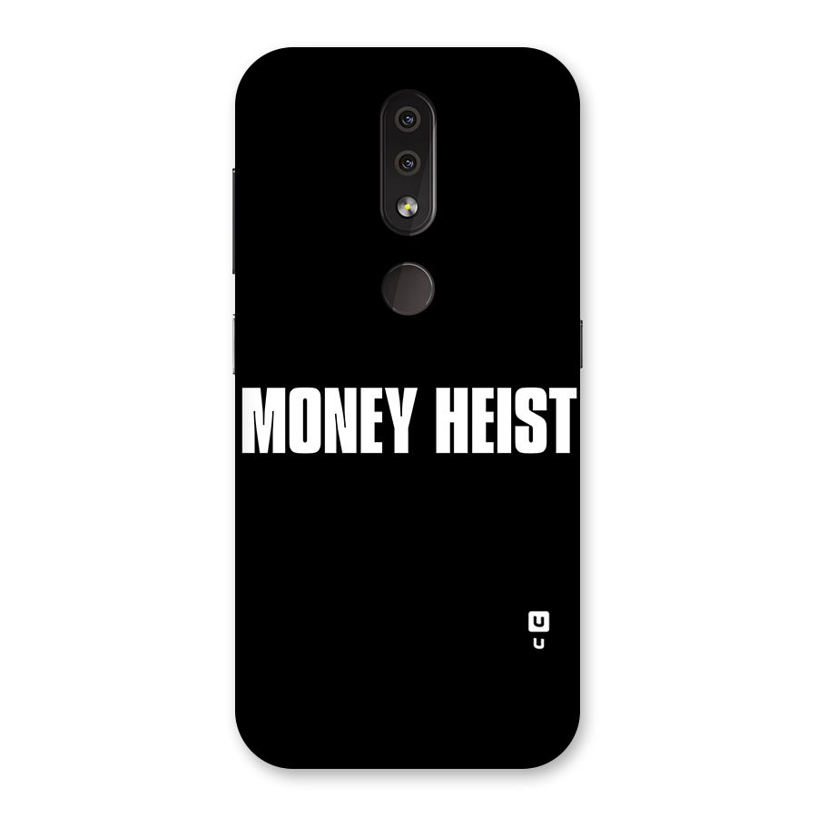 Money Heist Typography Back Case for Nokia 4.2