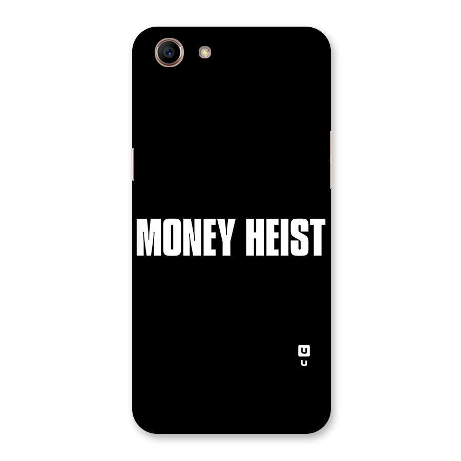 Money Heist Typography Back Case for Oppo A83 (2018)