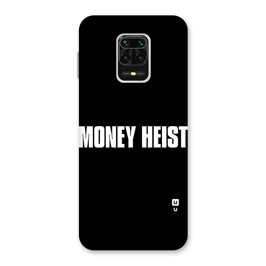 Money Heist Typography Back Case for Poco M2 Pro